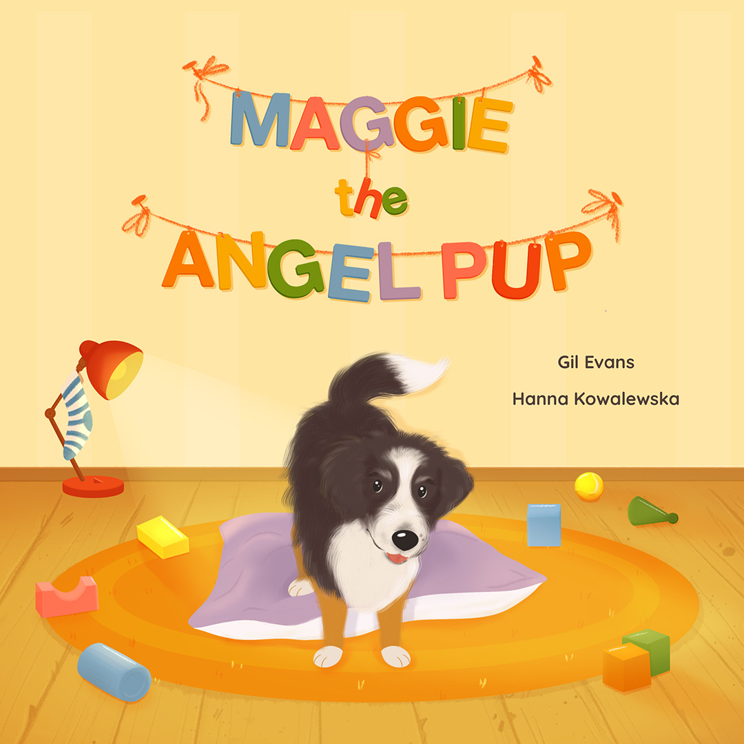 Maggie the Angel Pup: Coping with a loss of a pet ilustracja dla dzieci – Hanna Kowalewska